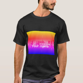 Camiseta de vista de ciudad personalizado - Tee de