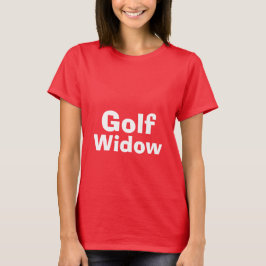 camiseta de viuda de golf