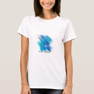 Camiseta de 'Volar alto como mariposa' para mujere