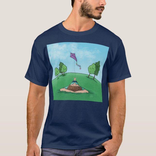 Camiseta de volar cometa (Anverso)
