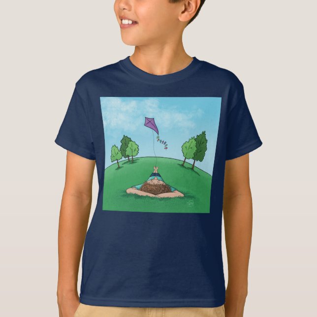 Camiseta de volar cometa (Anverso)