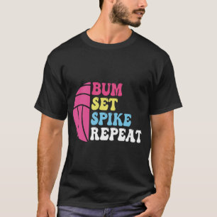 Camiseta de voleibol Bump Set Spike Repeat para ca