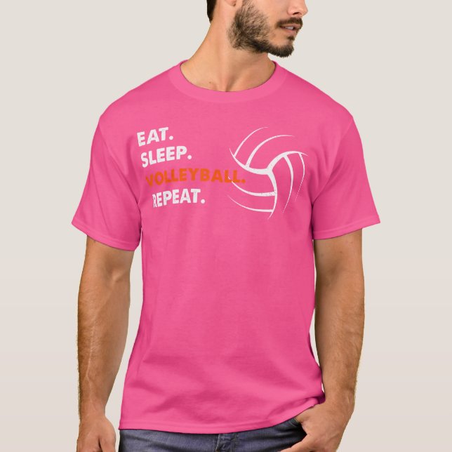 Camiseta De Voleibol De Repetición De Sueño Para N (Anverso)
