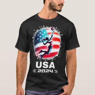 Camiseta de voleibol del equipo de EE. UU. 2024 pa
