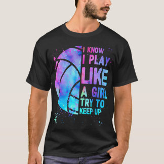 Camiseta De Voleibol Que Sé Que Juego Como Un Chic