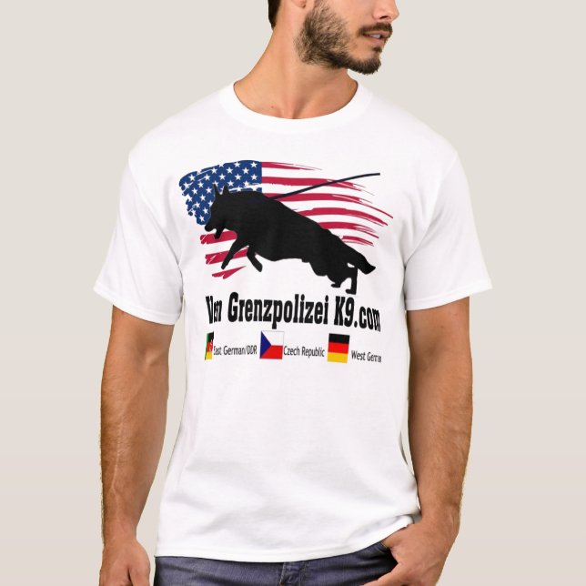 camiseta de VomGrenzpolizeiK9.com (Anverso)