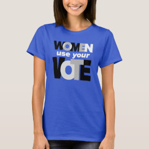 Camiseta de voto femenino
