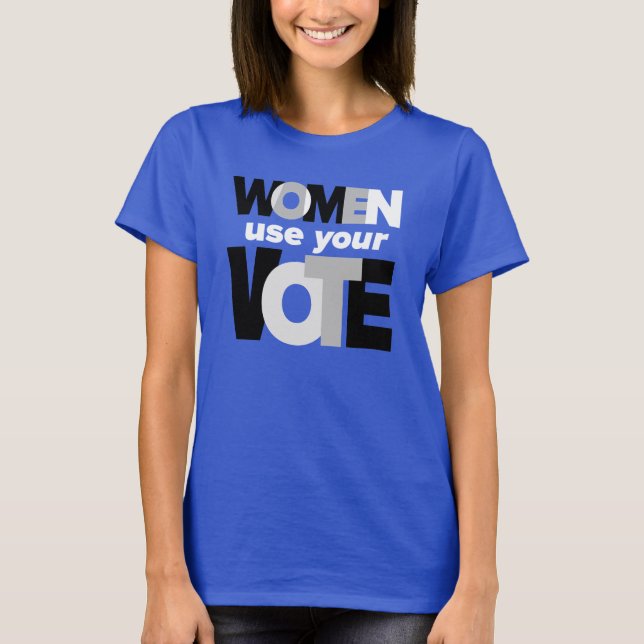 Camiseta de voto femenino (Anverso)