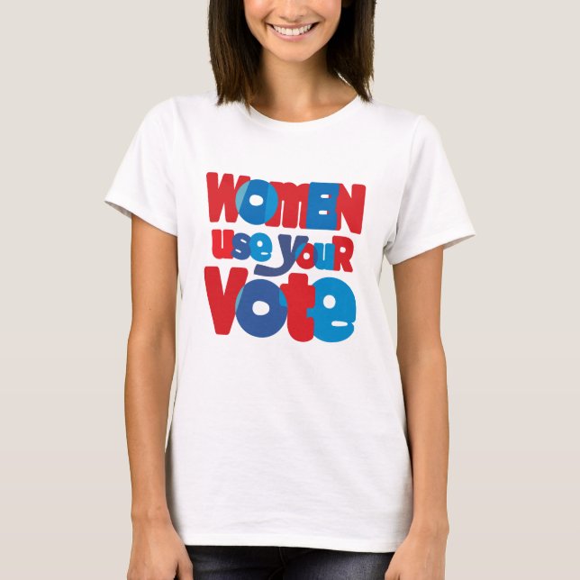 Camiseta de voto femenino (Anverso)