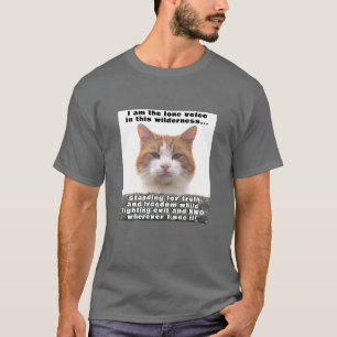 Camiseta de voz solitaria (oscura)