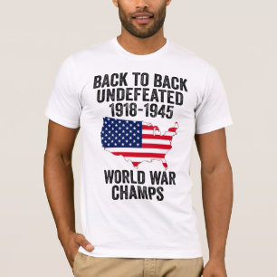 Camiseta de vuelta a atrás inderrotados campeonatos mundial