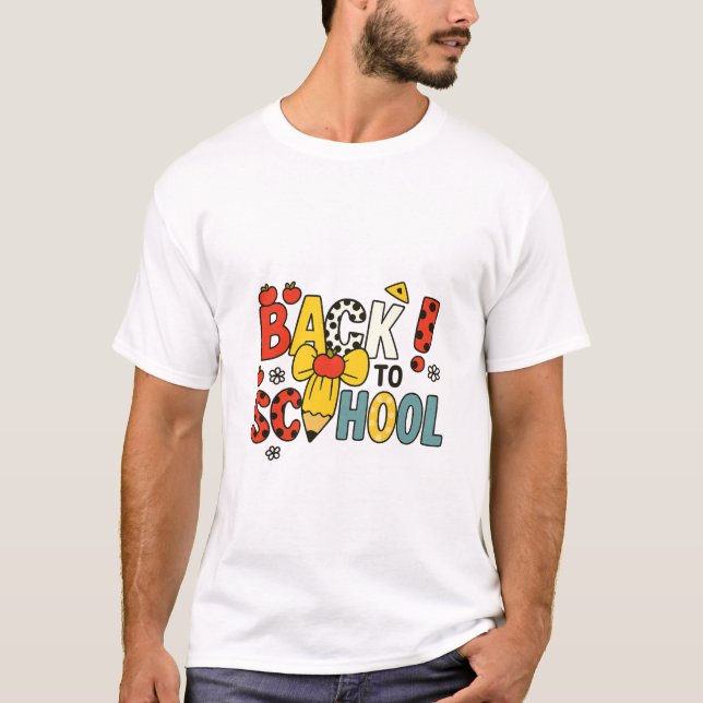 Camiseta De vuelta a la celebración escolar (Anverso)