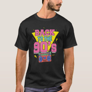 Camiseta De vuelta a la discoteca retro de música de los 90