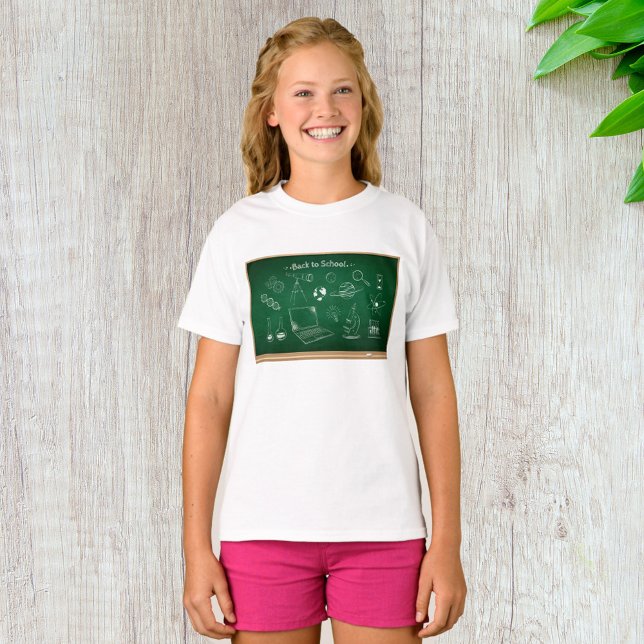Camiseta De vuelta a la educación en el tablero de anuncios (Subido por el creador)