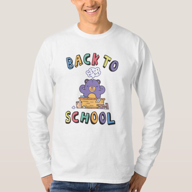 Camiseta De vuelta a la escuela (Anverso)