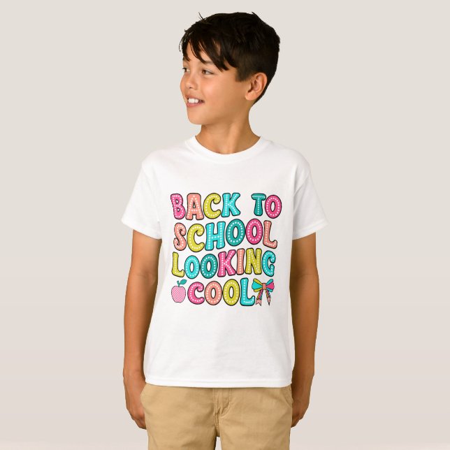 Camiseta De vuelta a la escuela (Anverso completo)