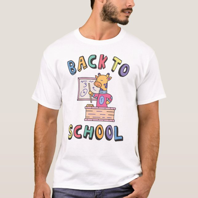 Camiseta De vuelta a la escuela (Anverso)