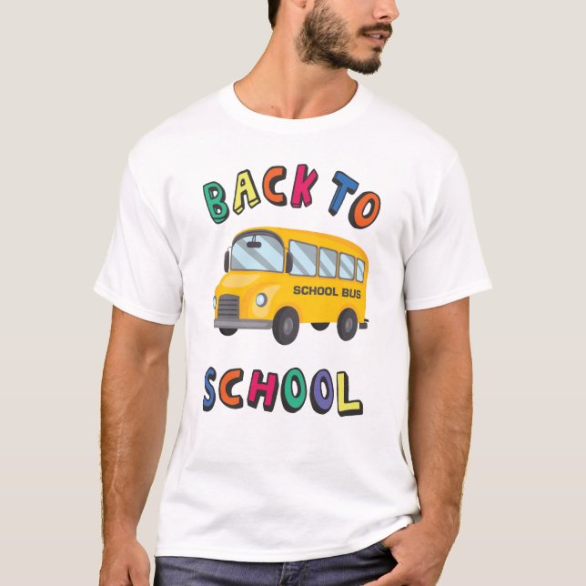 Camiseta De vuelta a la escuela (Anverso)