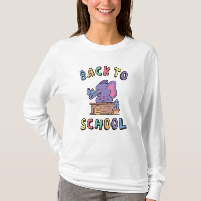 Camiseta De vuelta a la escuela (Anverso)