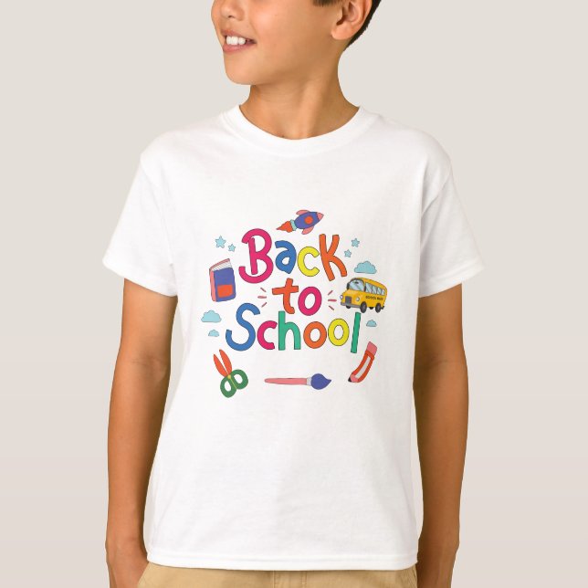 Camiseta De vuelta a la escuela (Anverso)