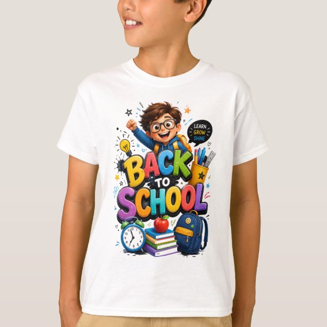 Camiseta De vuelta a la escuela (Anverso)