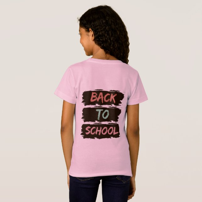 Camiseta De vuelta a la escuela (Reverso completo)
