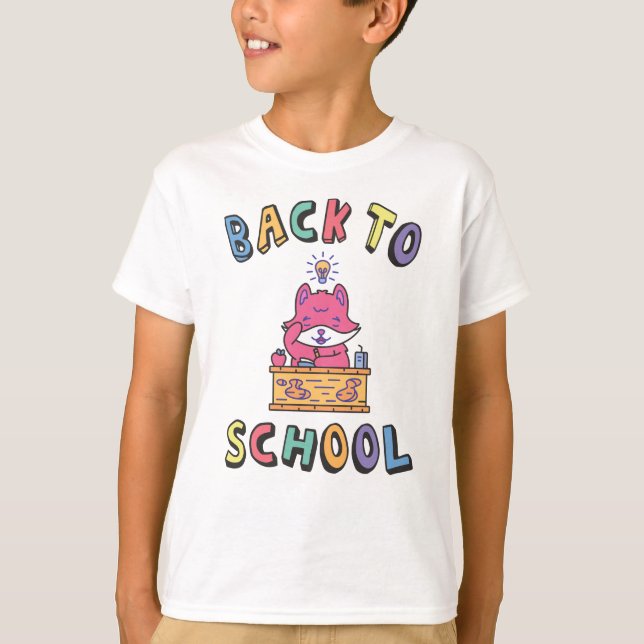Camiseta De vuelta a la escuela (Anverso)