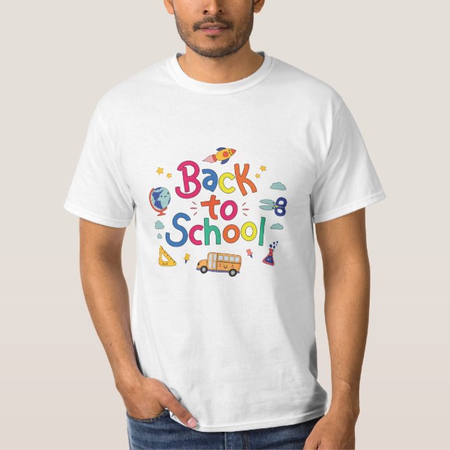Camiseta De vuelta a la escuela (Anverso)