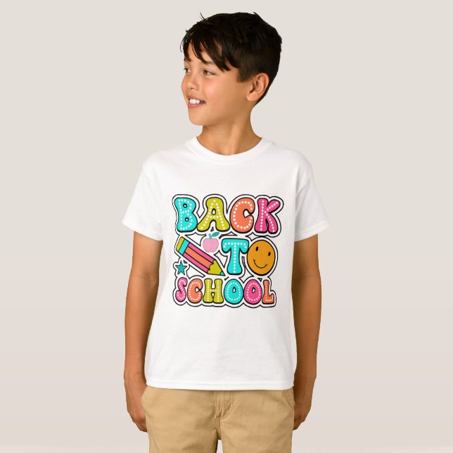 Camiseta De vuelta a la escuela (Anverso completo)