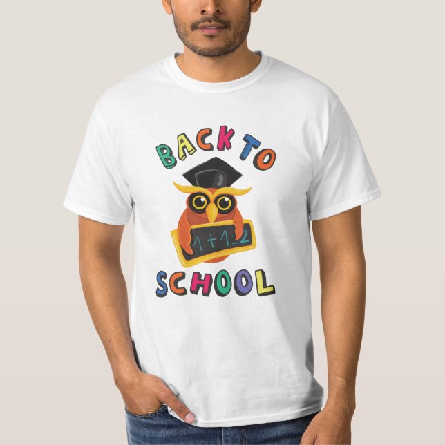 Camiseta De vuelta a la escuela (Anverso)