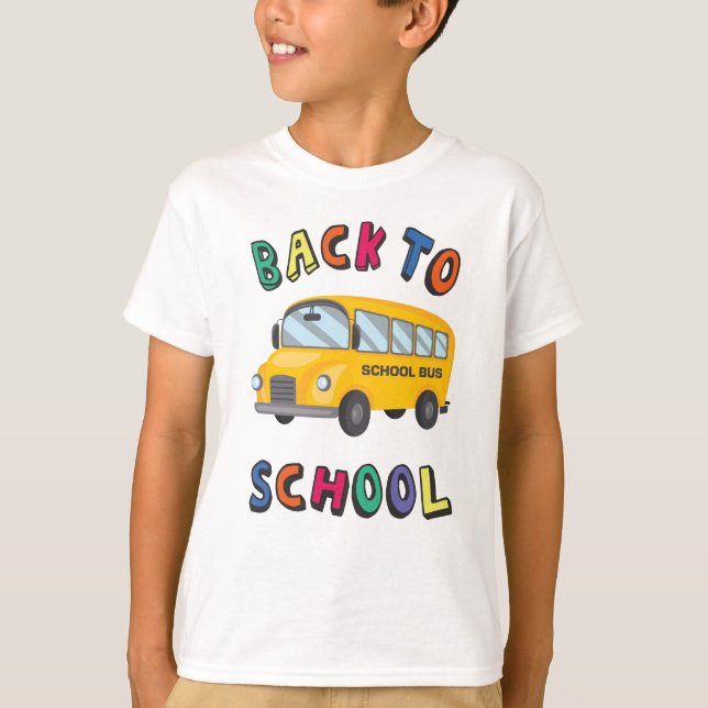 Camiseta De vuelta a la escuela (Anverso)