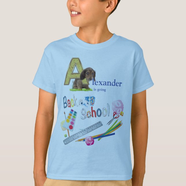 Camiseta De vuelta a la escuela (Anverso)
