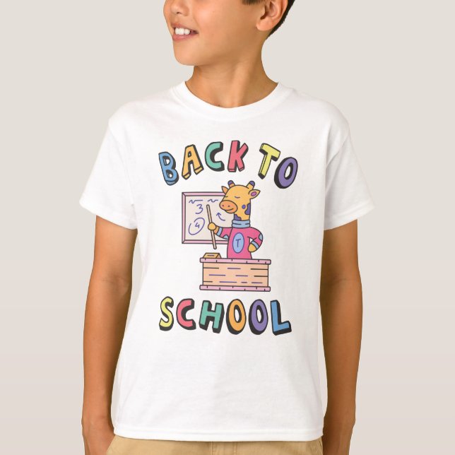 Camiseta De vuelta a la escuela (Anverso)
