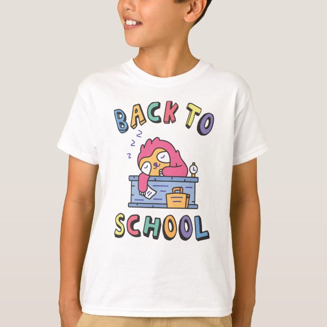 Camiseta De vuelta a la escuela (Anverso)