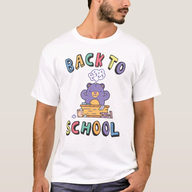 Camiseta De vuelta a la escuela (Anverso)