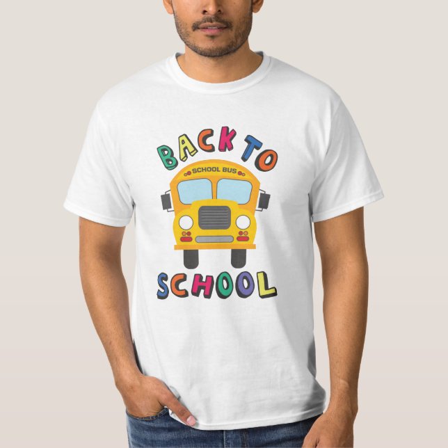 Camiseta De vuelta a la escuela (Anverso)