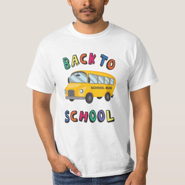 Camiseta De vuelta a la escuela (Anverso)