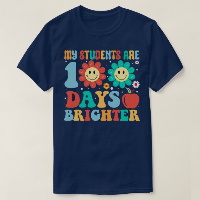 Camiseta De Vuelta A La Escuela 100 Días (225) (Diseño del anverso)