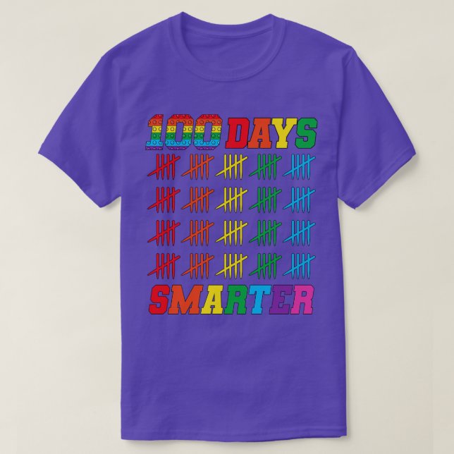 Camiseta De Vuelta A La Escuela 100 Días (326) (Diseño del anverso)