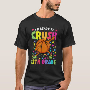 Camiseta De Vuelta A La Escuela 12º Grado Dabbing Basketbal