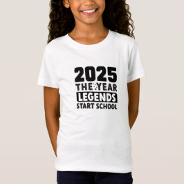 Camiseta De vuelta a la escuela 2025 las leyendas del año e