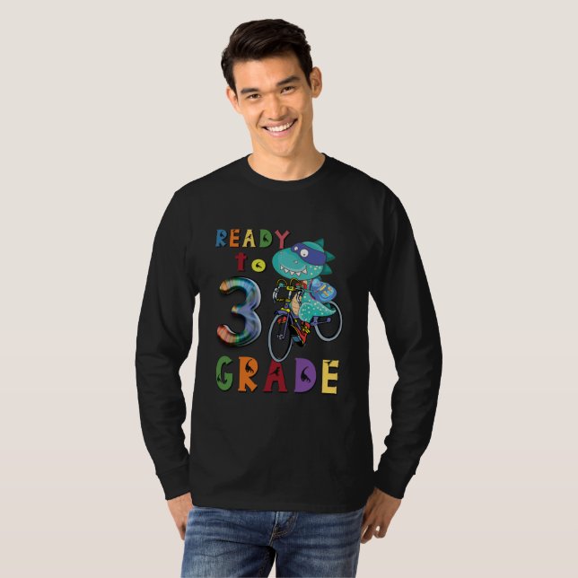 Camiseta De Vuelta A La Escuela, 3º Grado (Anverso completo)