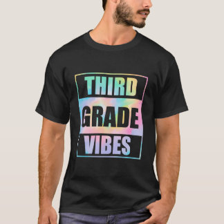 Camiseta De Vuelta A La Escuela 3er Grado Vibes Primer Día