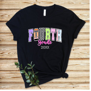 Camiseta De vuelta a la escuela 4º grado Varsity T-Shirt