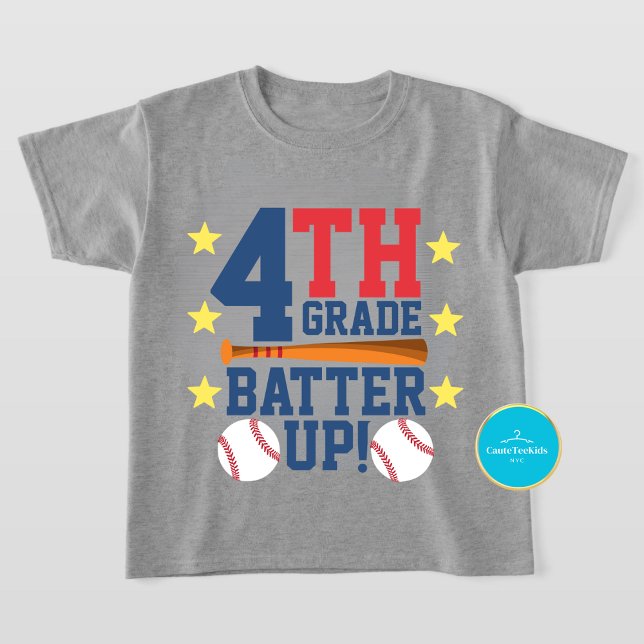 Camiseta De vuelta a la escuela | 4.º Grado de Batería (Subido por el creador)