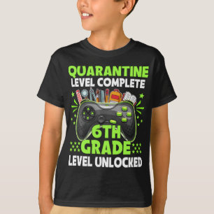 Camiseta De vuelta a la escuela 6º grado sin bloquear