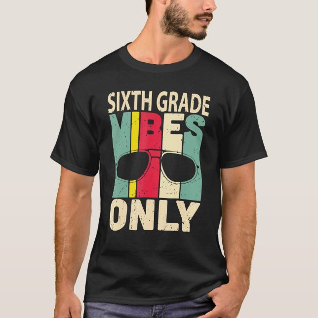 Camiseta De vuelta a la escuela 6° grado de profesor de pri (Anverso)