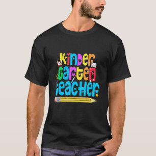 Camiseta De vuelta a la escuela adorable maestra de jardín 