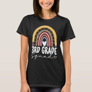 Camiseta De Vuelta A La Escuela Arcoiris 3er Grado Escuadró