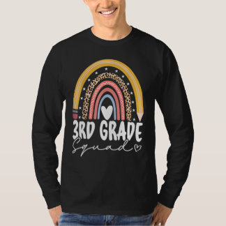 Camiseta De Vuelta A La Escuela Arcoiris 3er Grado Escuadró